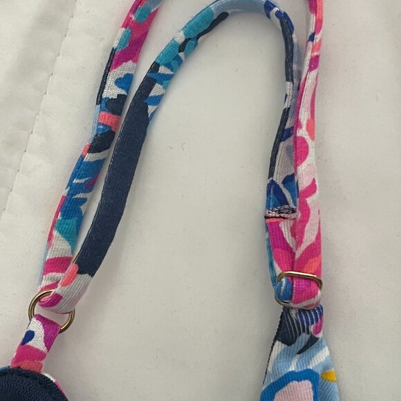 Lilly Pulitzer Dante Jumpsuit XS Pink Blue Tropical Floral Resort Beach Vacation - Picture 8 of 10